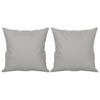 Vidaxl 2-Osobowa Sofa Z Poduszkami, Jasnoszara, 140 Cm, Mikrofibra