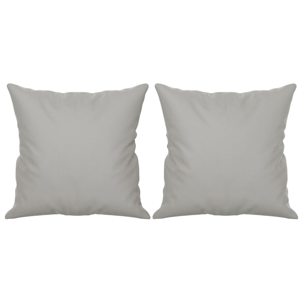 Vidaxl 2-Osobowa Sofa Z Poduszkami, Jasnoszara, 140 Cm, Mikrofibra