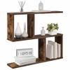 Wall Shelf Smoked Oak 60 x 12 x 50.5 cm Engineered Wood