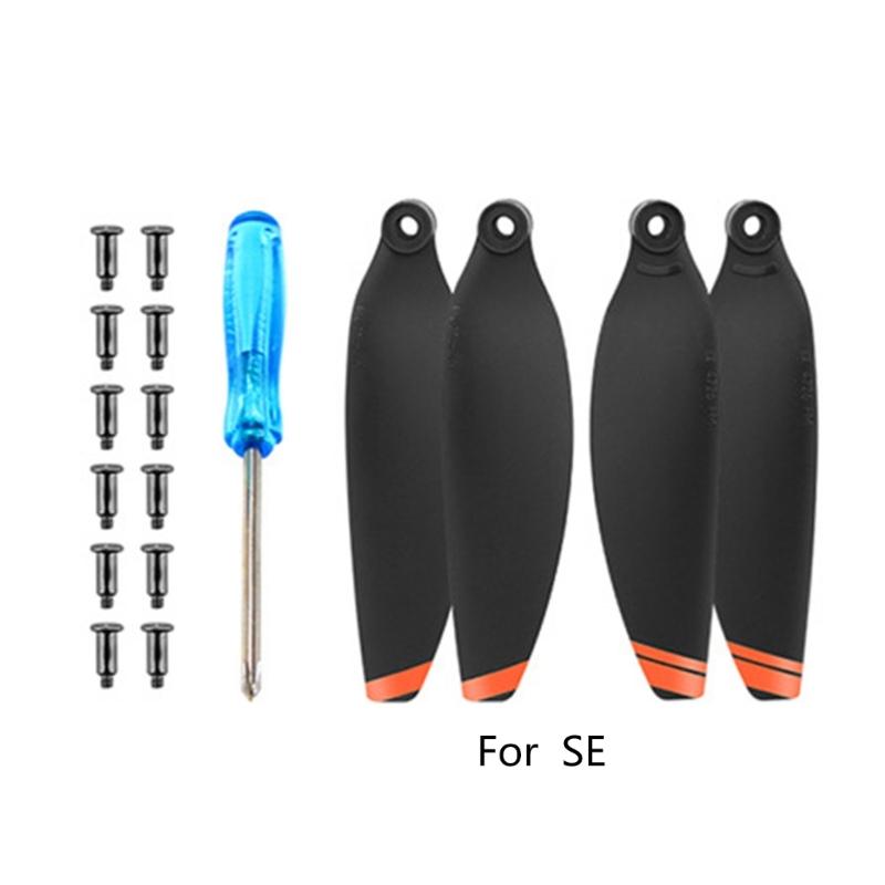2 Pair Noise Reductions Propellers 4726F Propellers Props Leaf Drones Props Accessory Replacement Part
