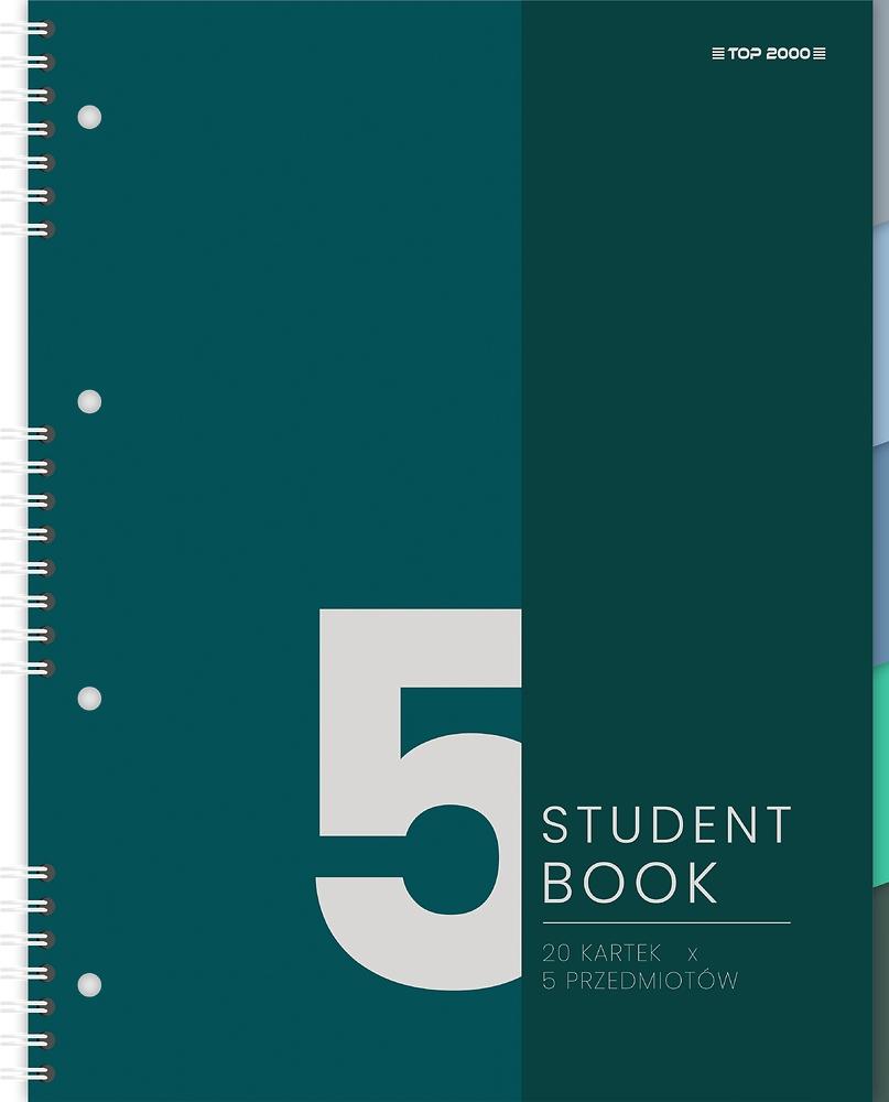 KOŁOZESZYT B5/100K KRATKA TOP 400179521  A'5