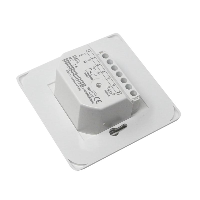 220v 16a Programmable Electric Floor Heating Thermostat Ntc Sensor Temperature Controller Universal Warm Regulator