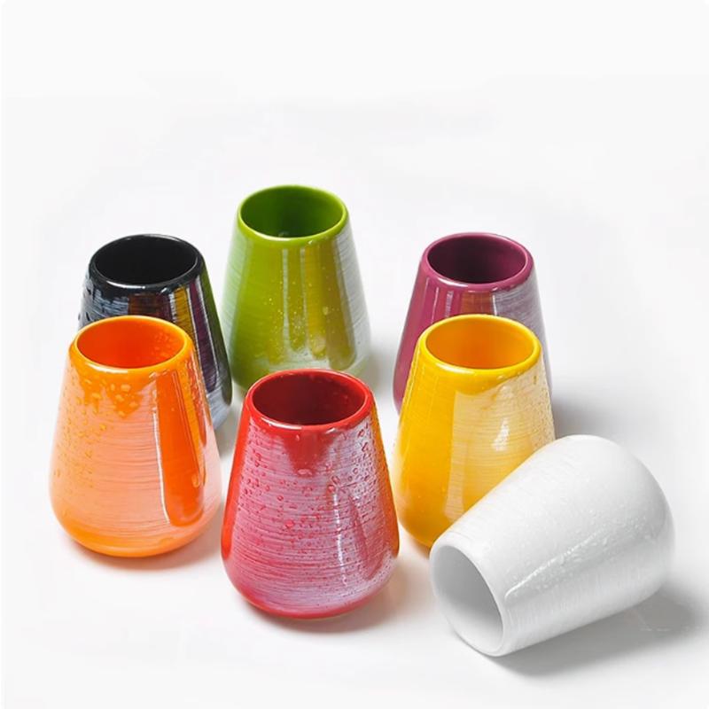 Colorful Pearl Ceramic Soap Dispenser, Toothbrush Holder, Bathroom Supplies, Toothpaste Dispenser, Wedding Gift, Five Piece Set