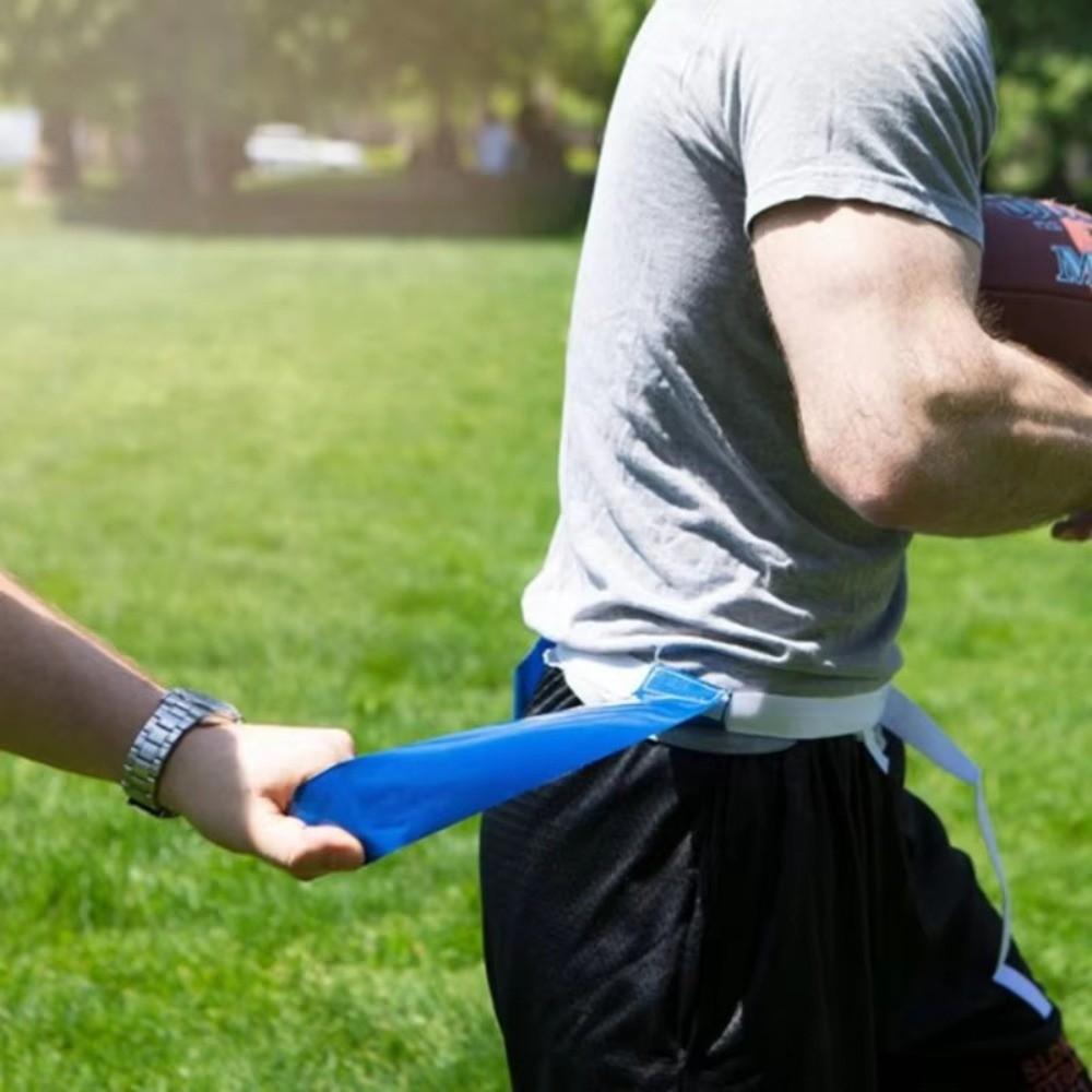 Adjustable Waist Flag Belt Durable Rugby Flag Tag New Football Training Belt  Rugby Game