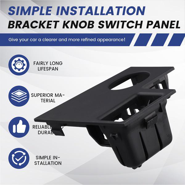 Black ABS Car Glove Box Switch Panel Cover 825276