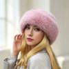Plush Mongolian Hat Women Autumn and Winter Windproof and Cold Warm Pot Hats Imitation Mink Hair Ear Protection Fisherman's Hat