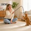 Durable Cat Play Stick Funny Toy, Toys for Indoor Cats, Interactive Scratch-resistant Toy Teaser Wand, Plush Kitten Toys, Exercise Wand