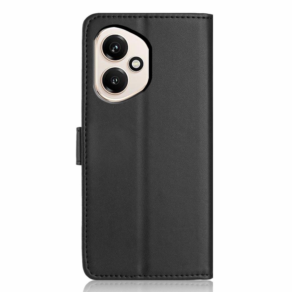 For Honor 400 5G (Global) Wallet Case with Strap/Multiple Card Slots Solid Color Leather Stand Phone Cover