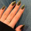 Cat-eye Wearable Nail Patches Ins Style Handmade Manicure Patches Fake Nails New Year Red Environmental Protection