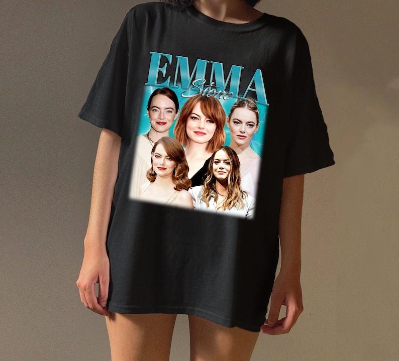 Retro Emma Stone T-Shirt Emma Stone Retro Shirt Emma Stone Fan Geschenk Vintage Shirt Bootleg Shirt Geburtstagsgeschenk