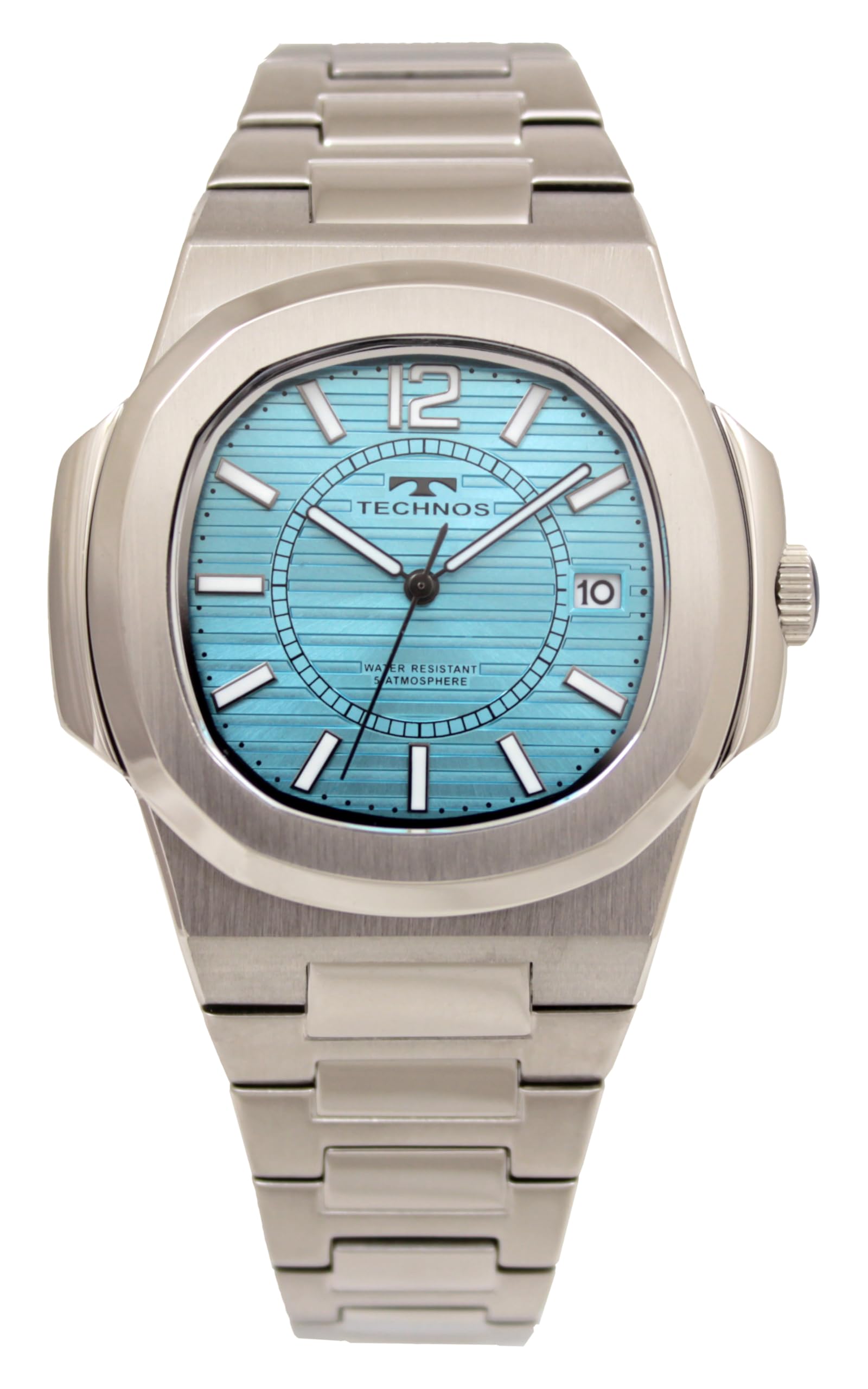 

Часы с датой T9C23SI Silver [Technos] Мужские синий