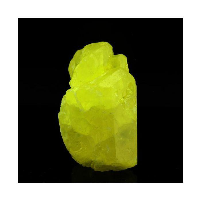 Pierres et Minéraux. Soufre. 205.15 ct. Trabia-Tallarita Mine, Sommatino, Sicily, Italie.