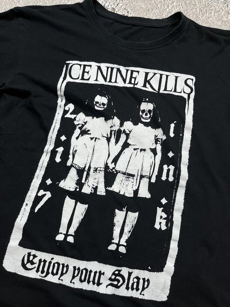 

Ice Nine Kills horror metal band t shirt black short sleeve tee Unisex T-Shirt XXXL