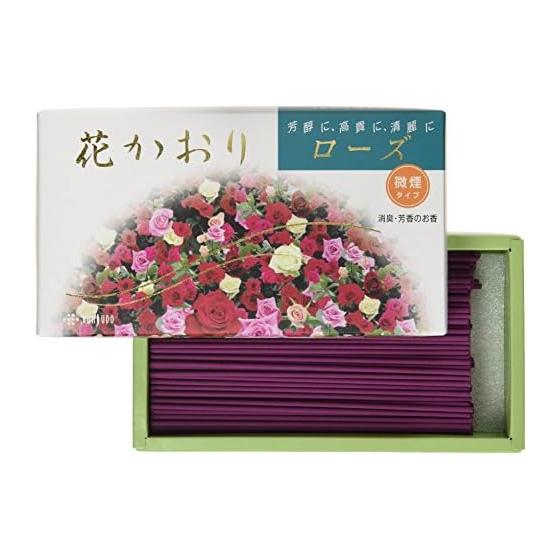Ароматическая палочка Flower Kaori Series Kunjudo Flower Kaori Rose Fine Smoke #627