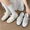 Fashion Autumn Women Ballet Flats 2025 New Fashion Vintage Casual Shoes Non-slip Retro Lace Up Outdoor Leisure Shoe Vulcanized Shoes