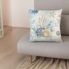 Pillow Case Decorative Summer Ocean Linen Cushion Cover For Living Room And Bedroom Decoration