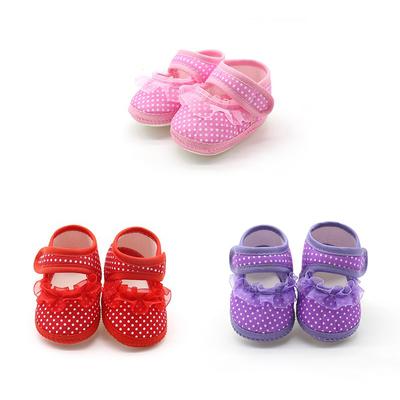 Baby Girls Shoes Mesh Polka Dot Kids Shoes Soft Soled Non-slip Toddler Shoes