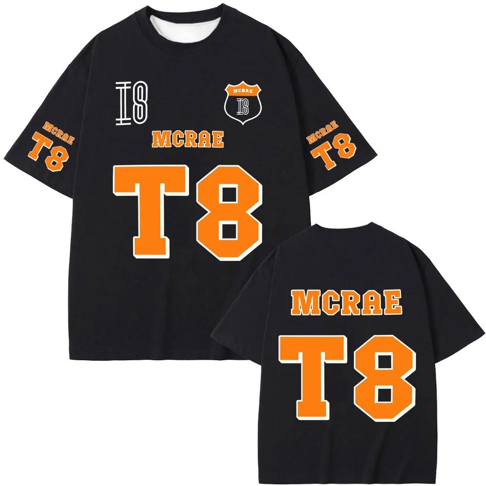 2025 Singer Tate Mcrae T8 Music T Shirts Men's Women Vintage T-shirt Summer Oversized Short Sleeve Tee Tops for Fans Gift