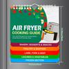 7x6 Inch Air Fryer Recipes Paper Multifunctional Air Fryer Cheat Sheet Portable Cooking Guide Booklet for Kitchen
