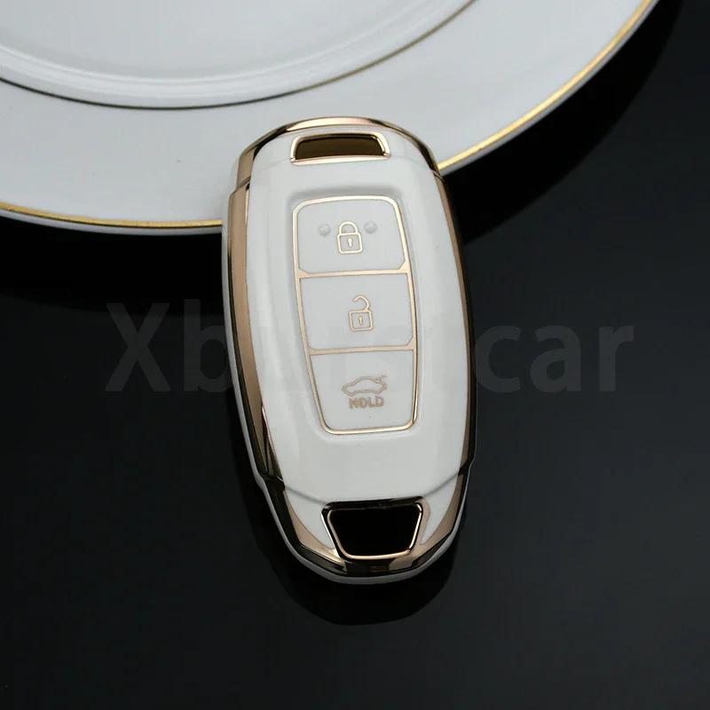 

Auto Key Fob Shell For Hyundai I30 Ix35 Kona Encino Solaris Azera Grandeur Ig Accent Santa Fe Palisade Tpu Car Key Case Cover