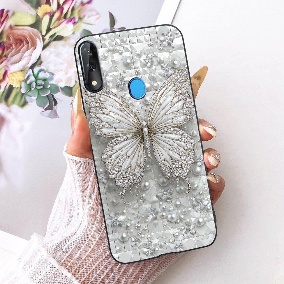 Phone Case For ZTE Blade V10 Cover Silicone Cute Cat Fashion Funny Painted Casing For ZTE Blade V10 2019