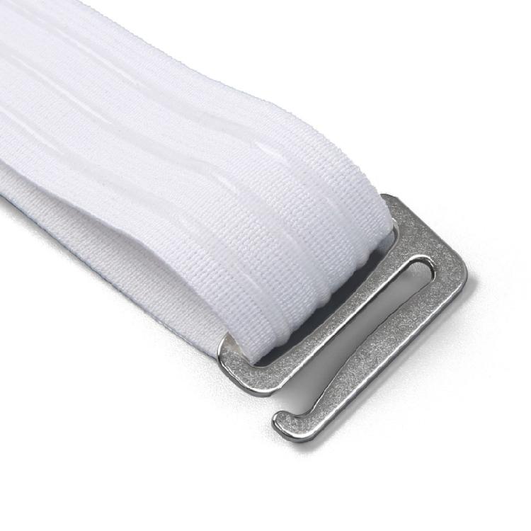Multiuse Elastic Shirt Belt with Nonslip Designs Stretch Waist Belt Invisible for Formal Business Shirt and Daily Use