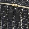 Francfranc Tweed Vanity Makeup Bag In Black