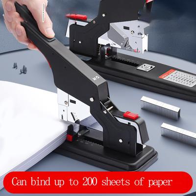M&g Heavy-duty Stapler, High-capacity Manual Stapler Staples 2-200 Sheets Of Paper 23/23/23/17 Bookbinding For Student And Offic