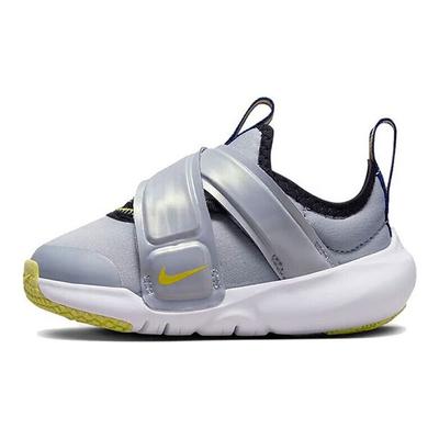 Flex Advance SE TD Wolf Grey Optic Yellow Baby Sneakers Black White DQ0513-001