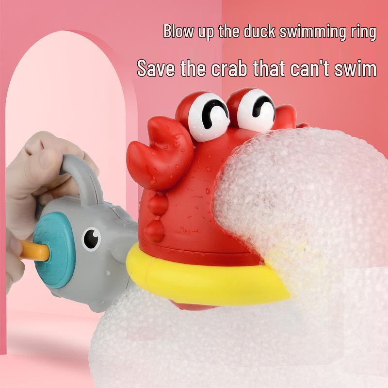 Shark & Crab Bubble Maker Bath Toy for Kids