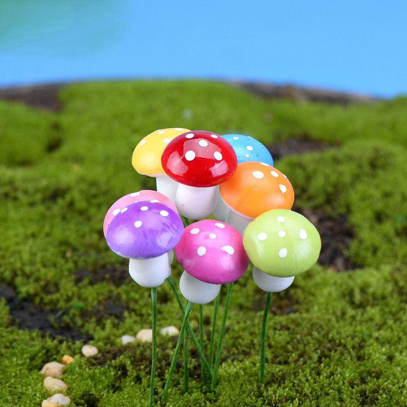 Mehrfarbige Schaumpilze Miniaturen Für Atemberaubende DIY Landschaftsdekoration