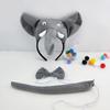 Animal Dress up Kits Hairband, Tail, and Bowtie for Kids Birthday Parties