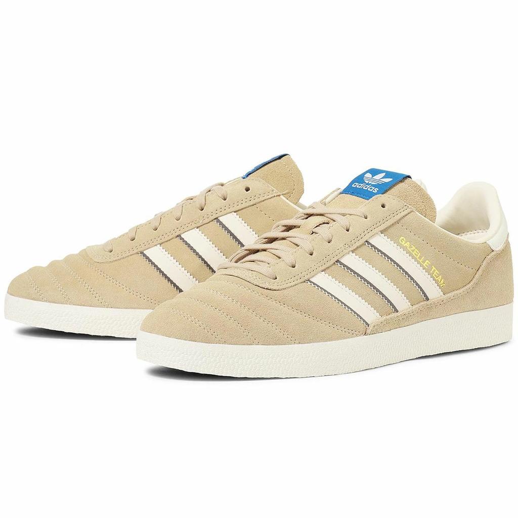 Adidas Originals Gazelle Team Football Pack Low Top Comfortable Versatile Sneakers Unisex Sneakers Beige JH8825