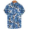 Men Retro Shirt Leisure Printed Cotton Floral Casual Dress Oversized Hawaiian Imported Clothing Arrivals Hipster