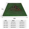 Book of Shadows - Charmed Triquetra Design Blanket Warm Fleece Sofa Throw Blanket for Couch Bedding Office Throws Bedspread