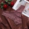 Low Waist Women Lace Flower Briefs Cotton Crotch Floral Underpants Lace Thong Panties  Underwear