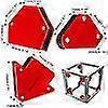 6Pcs Welding Magnets, Magnetic Support Bracket, Magnetic Welding Positioner Angle 30, 45, 60, 90, 135