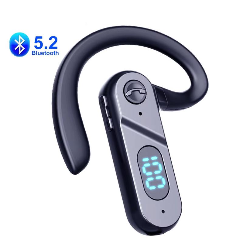 Наушники Bluetooth 5.2 с заушным креплением, наушники с костной проводимостью, беспроводные гарнитуры, стерео Hi-Fi, водонепроницаемые, с шумоподавлением