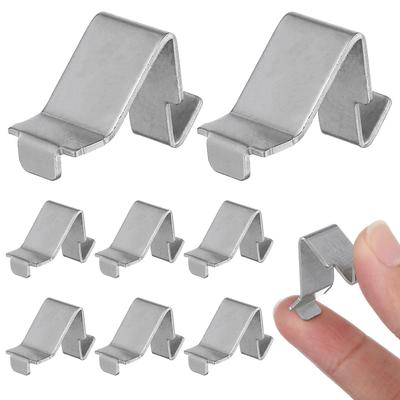 12Pcs Robust Metal Cabinet Shelf Clips Heavy Duty Shelf Support Clips Easy Fit for File Cabinets Bookshelves Office Home