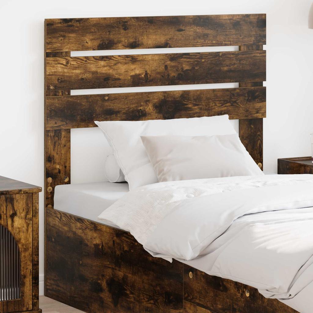Headboard Smoked Oak Wood Based Material