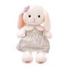 Dress Floral Colorful Emily Rabbit Plush Toy With Soft Pp Cotton Filling Children For
