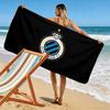 Asciugamano da Spiaggia Stampato Club Brugge K.V, Asciugamano Grande Morbido ad Asciugatura Rapida per Spiaggia Campeggio Nuoto