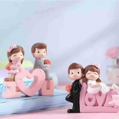 Couple Dolls Fantastický antikorozní romantický dort 2 styly Přidejte ozdobu na ozdobu na dárky