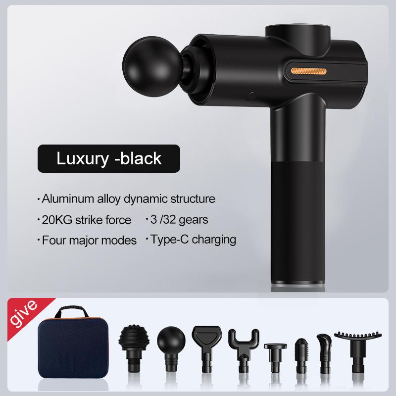 Professional Grade High-frequency Vibration Muscle Relaxation Massage Gun, Multifunctional Intelligent Touch Screen Fascia Gun