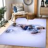 Inter Milan Player Action Area Rug Perfect for Hallway Playrooms Game Room Kitchen Antislip Carpet Office home decor Wedding Party Gift