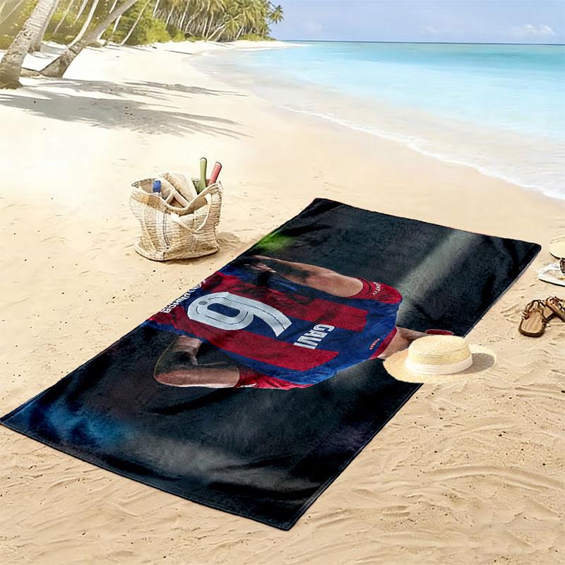 Gavi Print Beach Towel, Large Soft Quick Dry Towel for Beach Camping Swimming