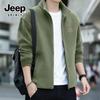 JEEP SPIRIT Men's Winter Thickened Stand-up Collar Fleece Jacket