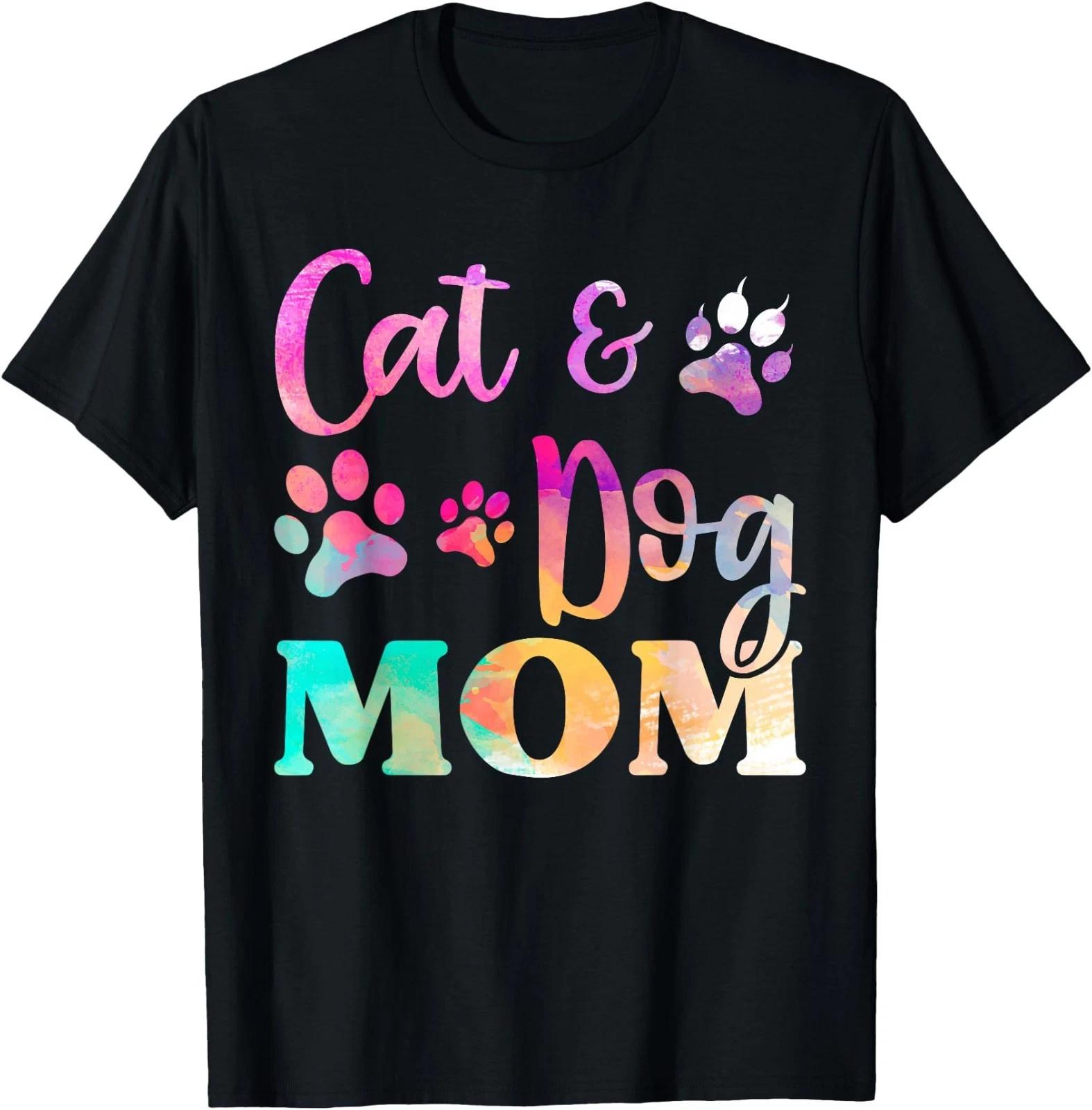 Pet Cat Dog Mom Shirt for Women, Mothers Day T-Shirt XL