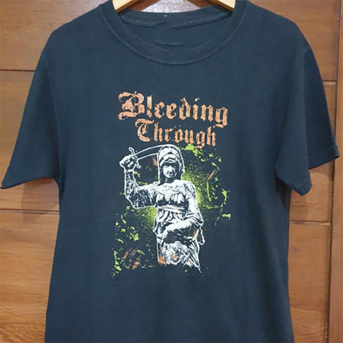 Bleeding Through Gift For Friends Black T-Shirt Cotton All Size RD41 Unisex T-Shirt M