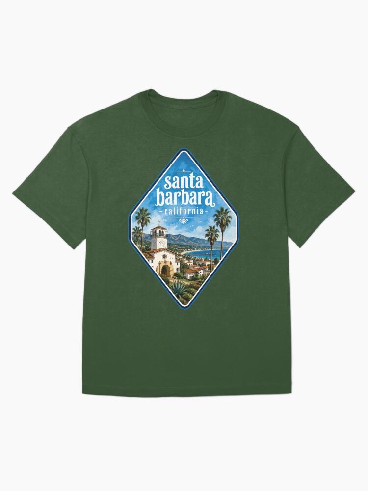 Barbara Santa Barbara California USA Watercolor Oversized T-Shirt